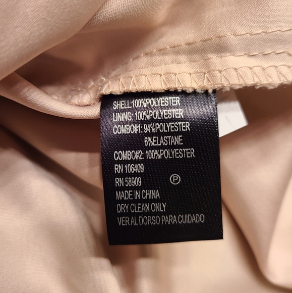 NWT Antonio Melani Floral Rosie High-Low Midi Dress Black & Blush Pink - Picture 8 of 8